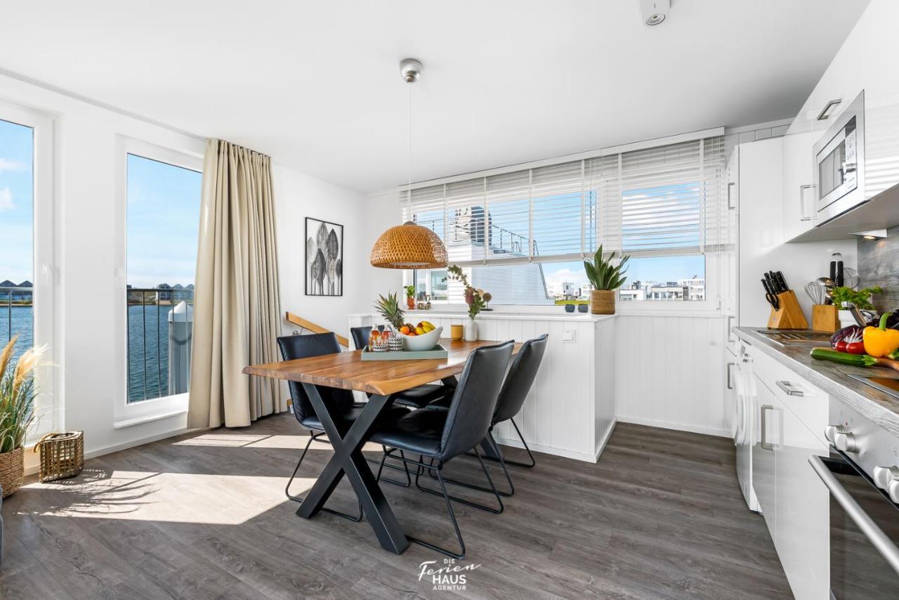 Schwimmendes Haus Aloha Villa Olpenitz Bagian luar foto