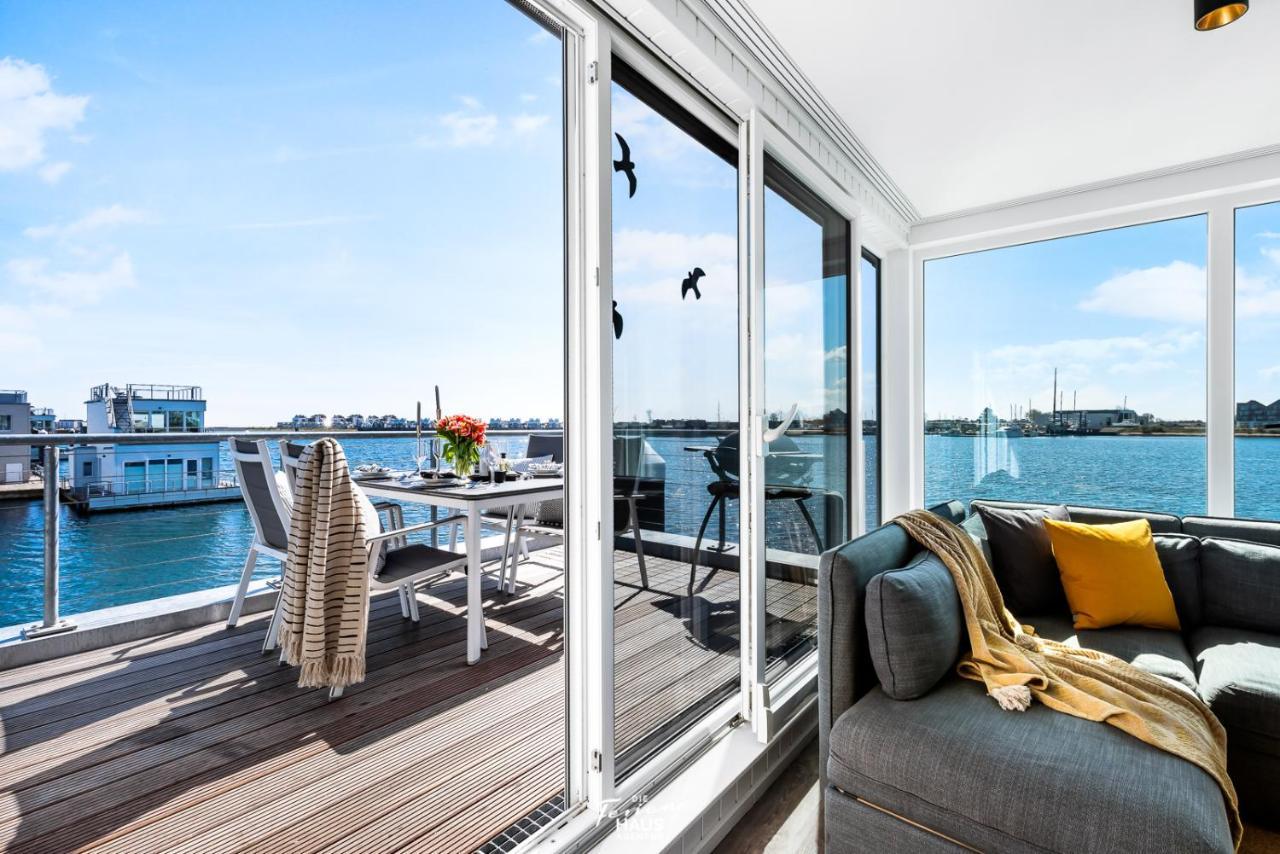 Schwimmendes Haus Aloha Villa Olpenitz Bagian luar foto