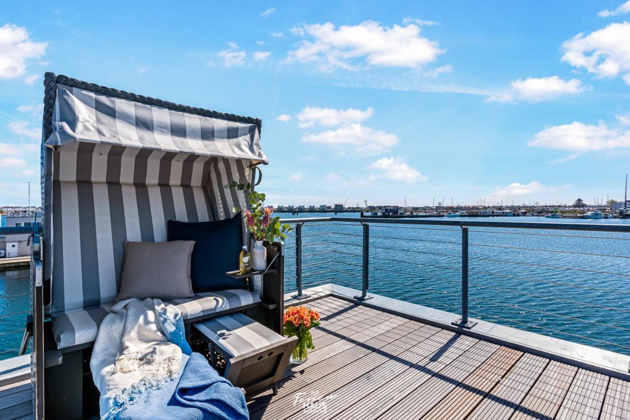 Schwimmendes Haus Aloha Villa Olpenitz Bagian luar foto
