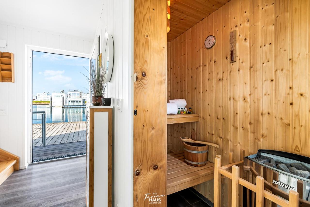 Schwimmendes Haus Aloha Villa Olpenitz Bagian luar foto