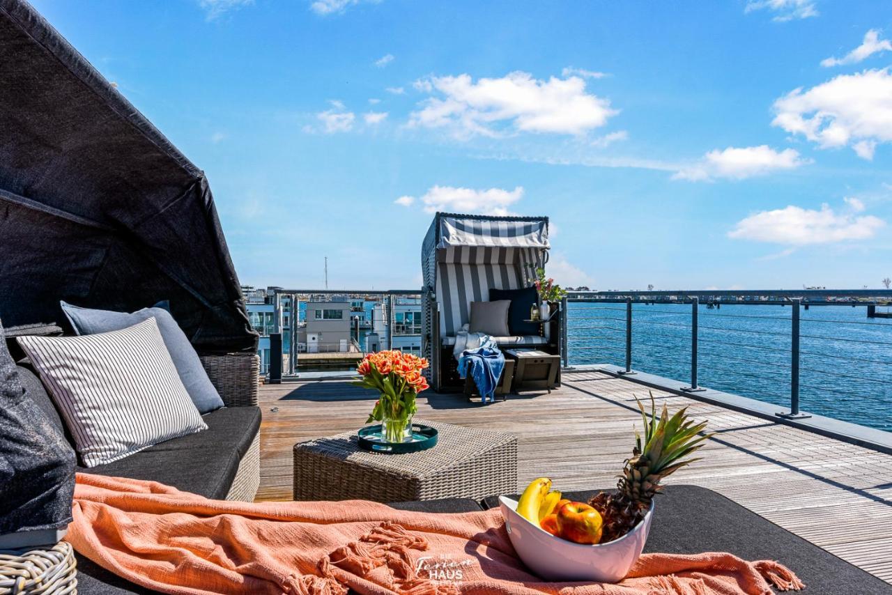 Schwimmendes Haus Aloha Villa Olpenitz Bagian luar foto